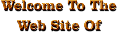 Welcome To The Web Site Of